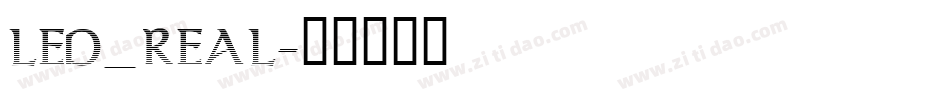 LED_REAL字体转换