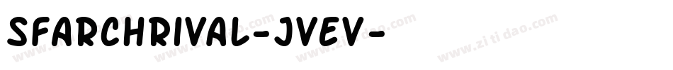 SfArchRival-jVev字体转换 SfArchRival-jVev字体转换