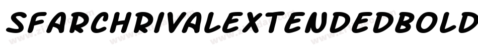 SfArchRivalExtendedBoldItalic-5aDz字体转换 SfArchRivalExtendedBoldItalic-5aDz字体转换