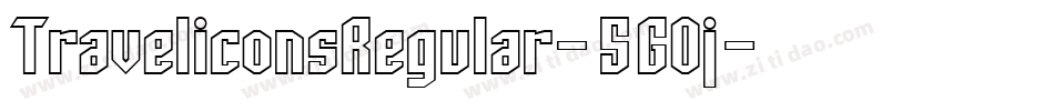 TraveliconsRegular-5GOj字体转换