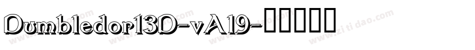 Dumbledor13D-vAl9字体转换