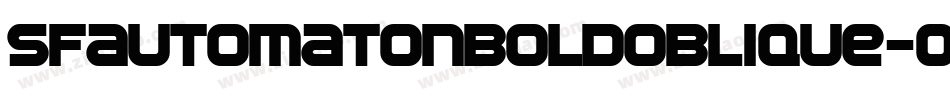 SfAutomatonBoldOblique-0l9v字体转换 SfAutomatonBoldOblique-0l9v字体转换