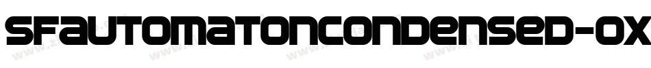 SfAutomatonCondensed-ox7B字体转换