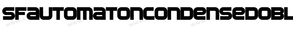 SfAutomatonCondensedOblique-e2Re字体转换