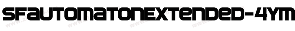 SfAutomatonExtended-4ymB字体转换 SfAutomatonExtended-4ymB字体转换