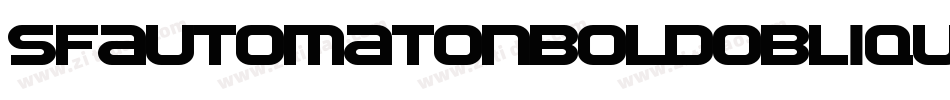 SfAutomatonBoldOblique-0l9v字体转换 SfAutomatonBoldOblique-0l9v字体转换