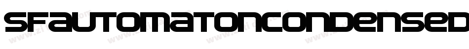 SfAutomatonCondensed-ox7B字体转换
