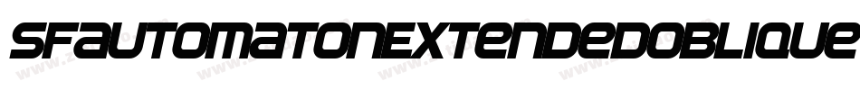 SfAutomatonExtendedOblique-g2oq字体转换 SfAutomatonExtendedOblique-g2oq字体转换