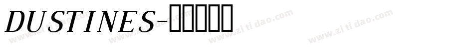 DUSTINES字体转换