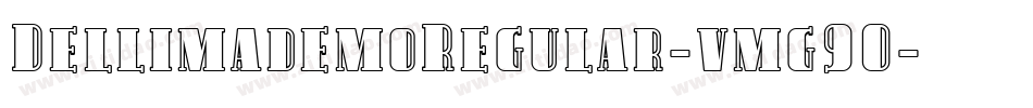 DellimademoRegular-vmg9O字体转换