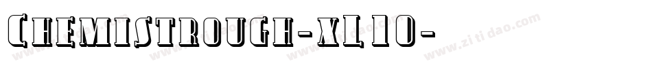 Chemistrough-xL1O字体转换