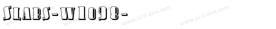 Slabs-w1o98字体转换 Slabs-w1o98字体转换