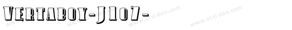 Vertaboy-J1o7字体转换