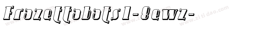 Frazettabats1-8ewz字体转换