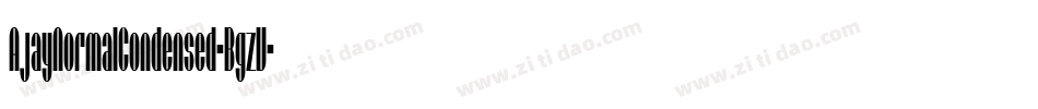 AjayNormalCondensed-BgzV字体转换