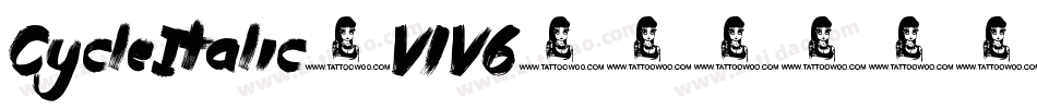CycleItalic-V1V6字体转换