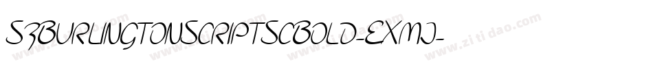 SfBurlingtonScriptScBold-EXmj字体转换 SfBurlingtonScriptScBold-EXmj字体转换