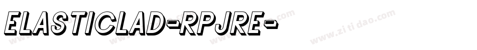 ElasticLad-RpJRE字体转换