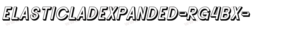 ElasticLadExpanded-rg4Bx字体转换