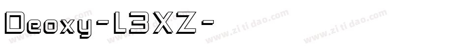 Deoxy-L3XZ字体转换