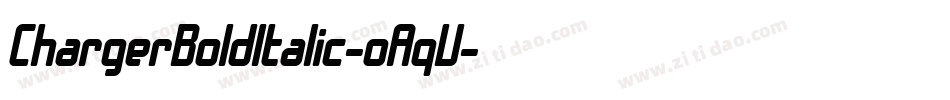 ChargerBoldItalic-oAqV字体转换