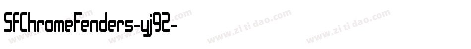 SfChromeFenders-yj9Z字体转换 SfChromeFenders-yj9Z字体转换