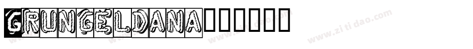 Grungeldana字体转换
