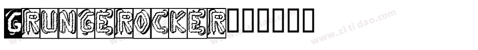 Grungerocker字体转换