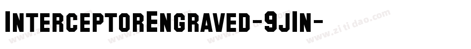 InterceptorEngraved-9j1n字体转换