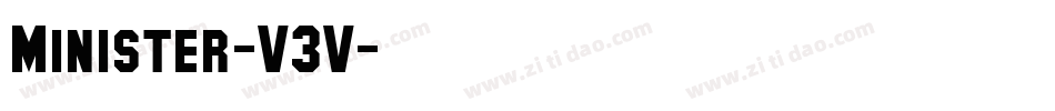 Minister-V3V字体转换