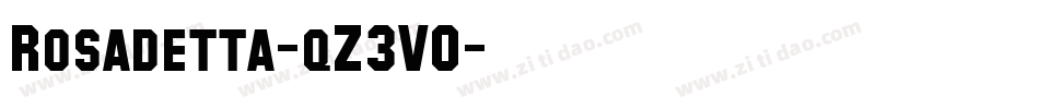 Rosadetta-qZ3V0字体转换