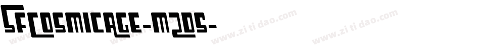 SfCosmicAge-mZd5字体转换 SfCosmicAge-mZd5字体转换