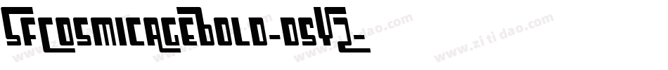 SfCosmicAgeBold-d5YZ字体转换 SfCosmicAgeBold-d5YZ字体转换