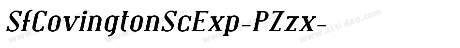 SfCovingtonScExp-PZzx字体转换 SfCovingtonScExp-PZzx字体转换