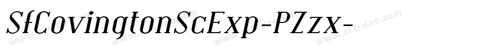 SfCovingtonScExp-PZzx字体转换 SfCovingtonScExp-PZzx字体转换