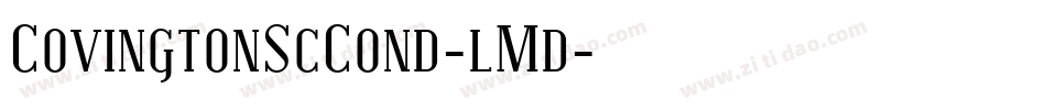 CovingtonScCond-lMd字体转换