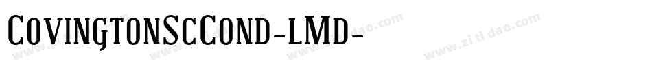 CovingtonScCond-lMd字体转换