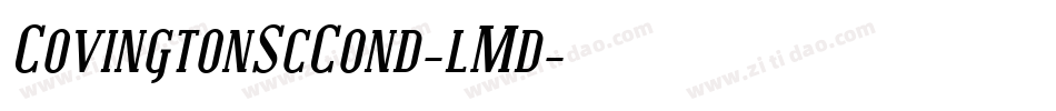 CovingtonScCond-lMd字体转换