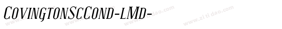 CovingtonScCond-lMd字体转换