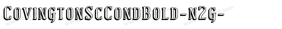 CovingtonScCondBold-n2g字体转换