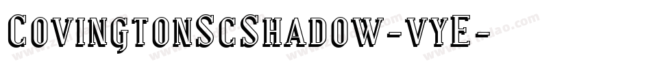 CovingtonScShadow-vyE字体转换
