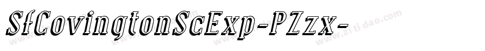 SfCovingtonScExp-PZzx字体转换 SfCovingtonScExp-PZzx字体转换