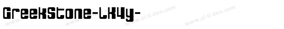 GreekStone-LK4y字体转换