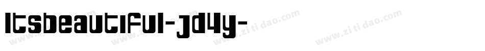 Itsbeautiful-jd4y字体转换 Itsbeautiful-jd4y字体转换