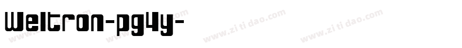 Weltron-pg4y字体转换 Weltron-pg4y字体转换