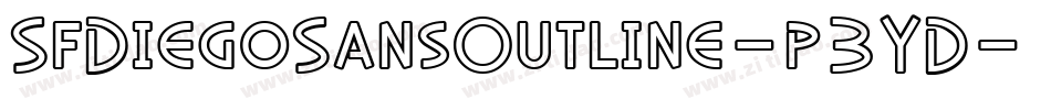 SfDiegoSansOutline-p3YD字体转换 SfDiegoSansOutline-p3YD字体转换