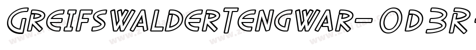 GreifswalderTengwar-0d3R字体转换