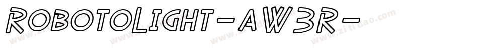 RobotoLight-aW3R字体转换