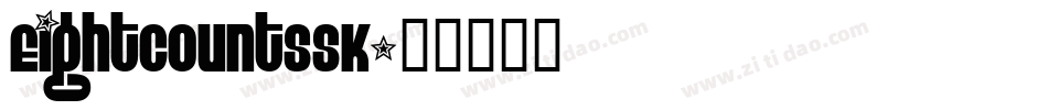 EightCountSSK字体转换