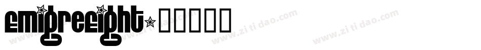 EmigreEight字体转换